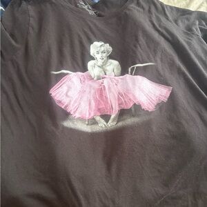 Marilyn Monroe Black and Pink Costume T-Shirt